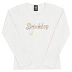 Blusinha Manga Longa Sparkles Linho Randa Mundu - Feminina
