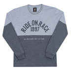 Camiseta Manga Longa Ride on Race Mescla Randa Mundu - Masculina