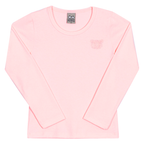 Blusinha Manga Longa com Strass Lollipop Randa Mundu - Feminina