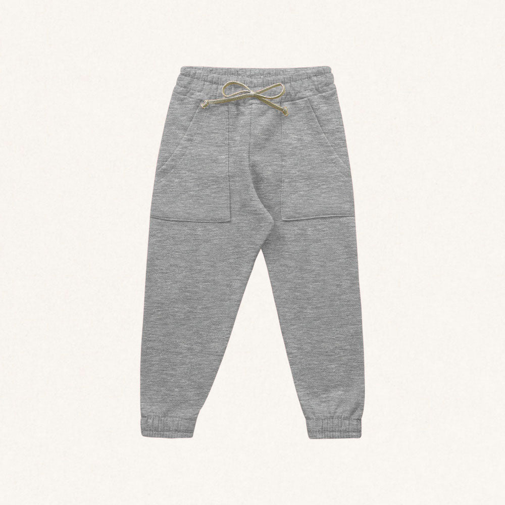 Calça Moletom Jogger com Bolso Mescla Fakini - Feminina