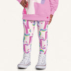 Conjunto Blusa Moletom e Legging Viva a Magia Fakini - Feminino