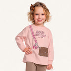 Conjunto Moletom Blusa e Calça Peluciada Good Things Rosa Fakini - Feminino
