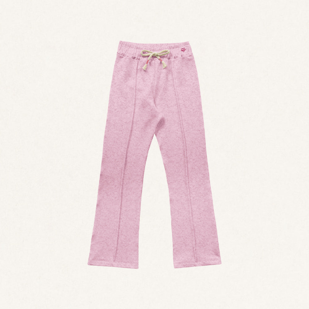 Calça Malha Flare Cordão Fakini - Feminina