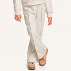 Conjunto Jaqueta e Wide Leg Malha Cru Fakini - Feminino