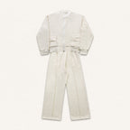 Conjunto Jaqueta e Wide Leg Malha Cru Fakini - Feminino