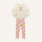 Conjunto Blusão Malha e Legging Peluciada Fresh Mood Rosa Fakini - Feminino