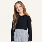 Blusinha Manga Longa Gola com Strass Fakini - Feminina