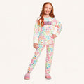 Conjunto Pijama Moletom Peluciado Unicórnio Fakini - Feminino