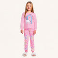Conjunto Pijama Manga Longa Unicórnio Fakini - Feminino
