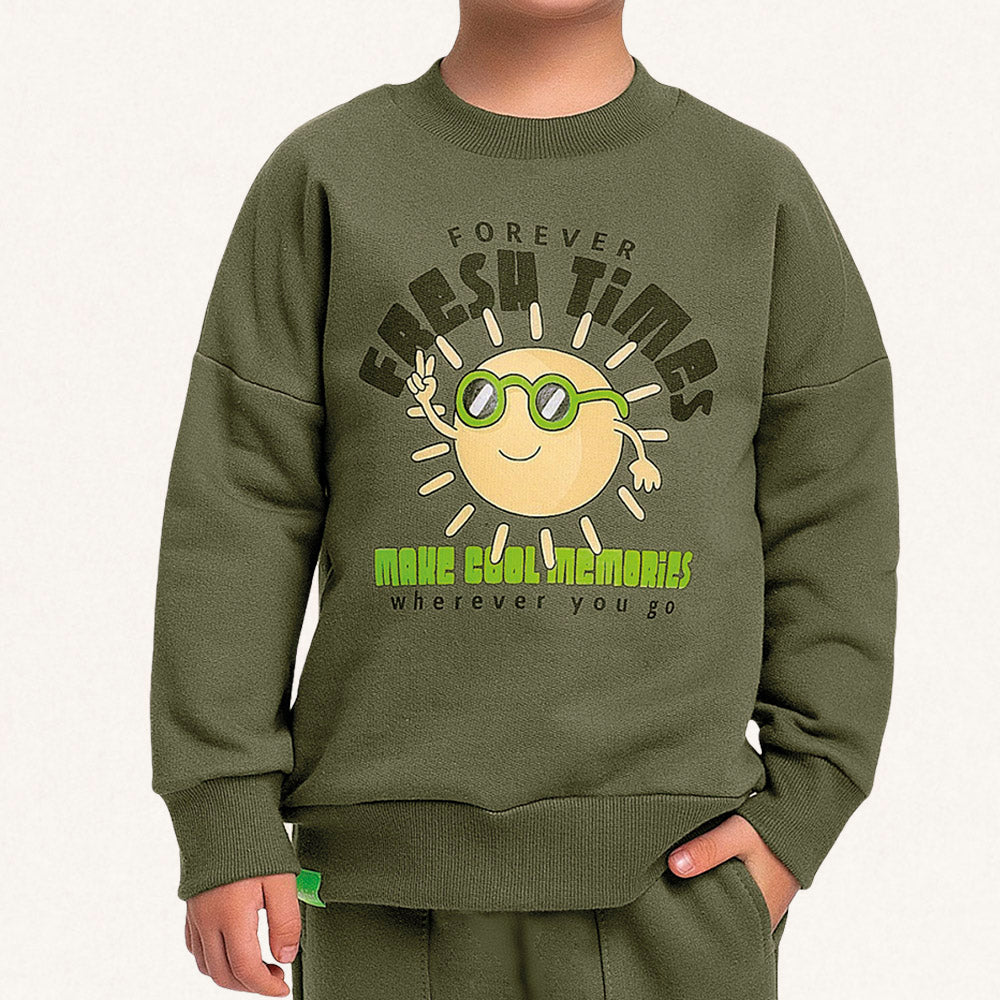 Conjunto Moletom Estampado Fresh Times Fakini - Masculino