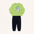 Conjunto Moletom Play Dino Verde Fakini - Masculino