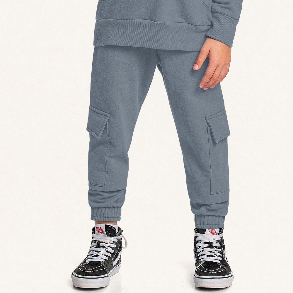 Calça Moletom Cargo com Bolsos Fakini - Masculina