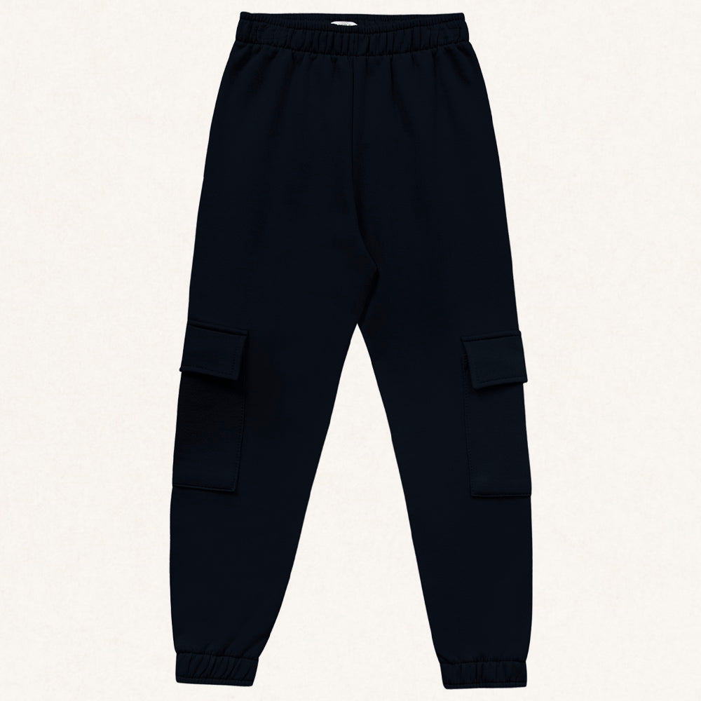 Calça Moletom Cargo com Bolsos Fakini - Masculina