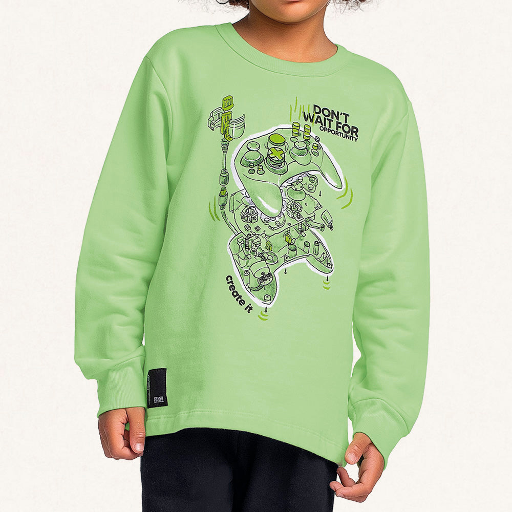 Conjunto Moletom Estampado Don't Wait For Opportunity Fakini - Masculino