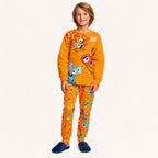 Conjunto Pijama Moletom Peluciado Monster Squad Fakini - Masculino