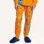 Conjunto Pijama Moletom Peluciado Monster Squad Fakini - Masculino