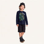 Camiseta Manga Longa Estampada Challenges Move You Fakini - Masculina