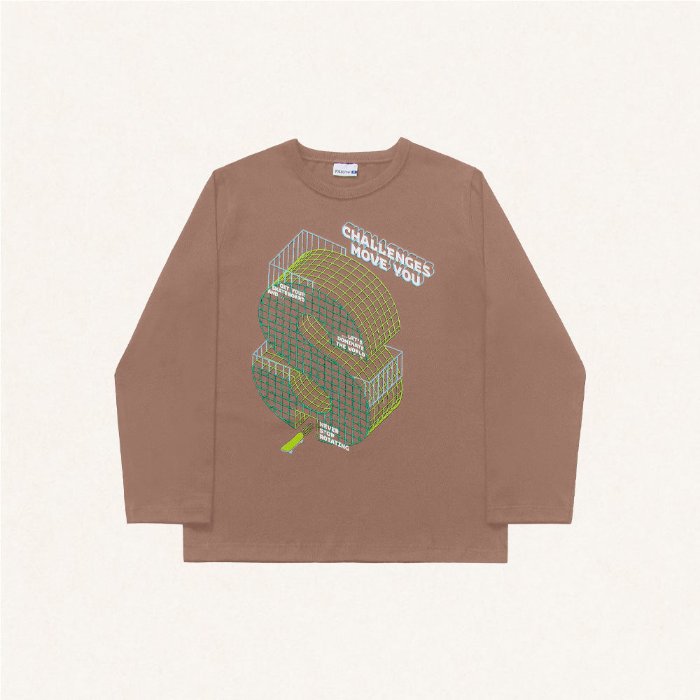 Camiseta Manga Longa Estampada Challenges Move You Fakini - Masculina