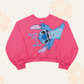 Blusa Moletom Lilo e Stitch Rosa Fakini – Feminina