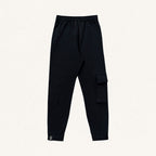 Calça Cargo Moletom Preta Fakini - Masculina