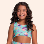 Conjunto Biquíni World Mermaid Dupla Face Fakini Feminino