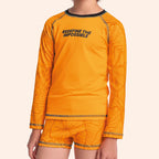 Conjunto Camiseta Manga Longa e Sunga Boxer Redefine the impossible Fakini Masculino - Laranja