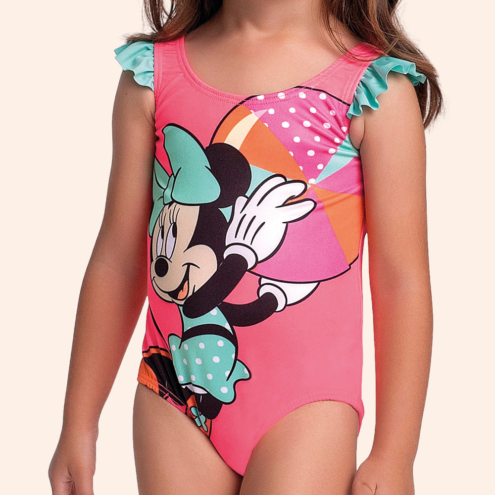 Maiô Minnie Fakini Feminino - Rosa