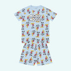 Conjunto de Camiseta e Bermuda Pijama Mickey Mouse Fakini Masculino