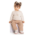 Conjunto Molecotton Peluciado Ovelhinhas Feminino Bebê Randa Mundu
