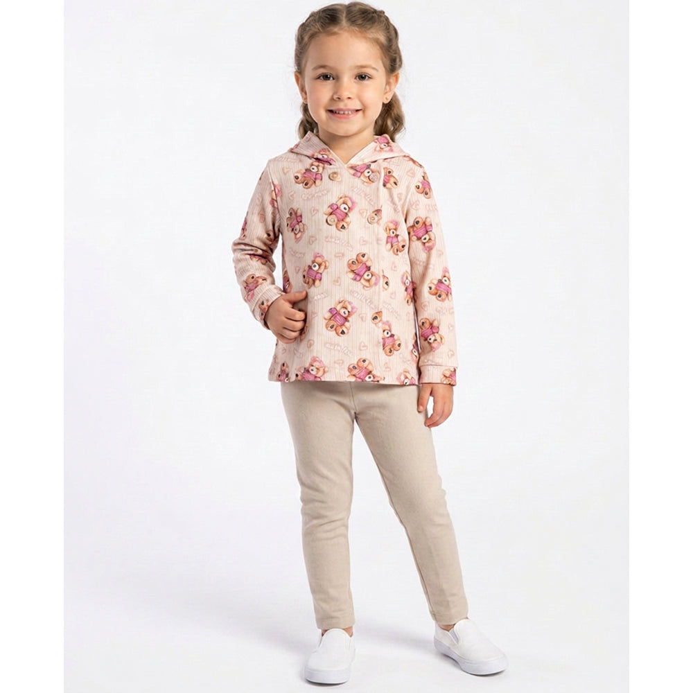 Conjunto Molecotton Jaqueta E Calça Sempre Kids Feminino