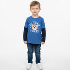 Camiseta Manga Longa Sempre Kids Estampada Masculina