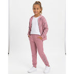 Conjunto Molecotton Jaqueta E Calça Sempre Kids Feminino
