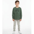 Camiseta Manga Longa Sempre Kids Estampada Masculina