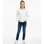 Blusa Manga Longa Sempre Kids Básico Feminino