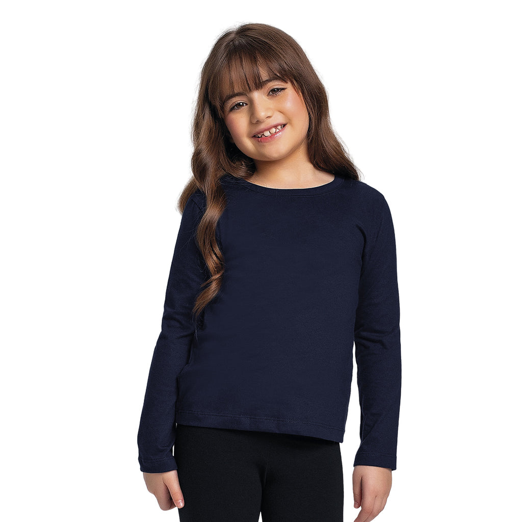 Camiseta Manga Longa Básica Fakini - Feminina