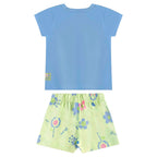 Conjunto Regata e Shorts Saia Beeloop Feminino - Azul