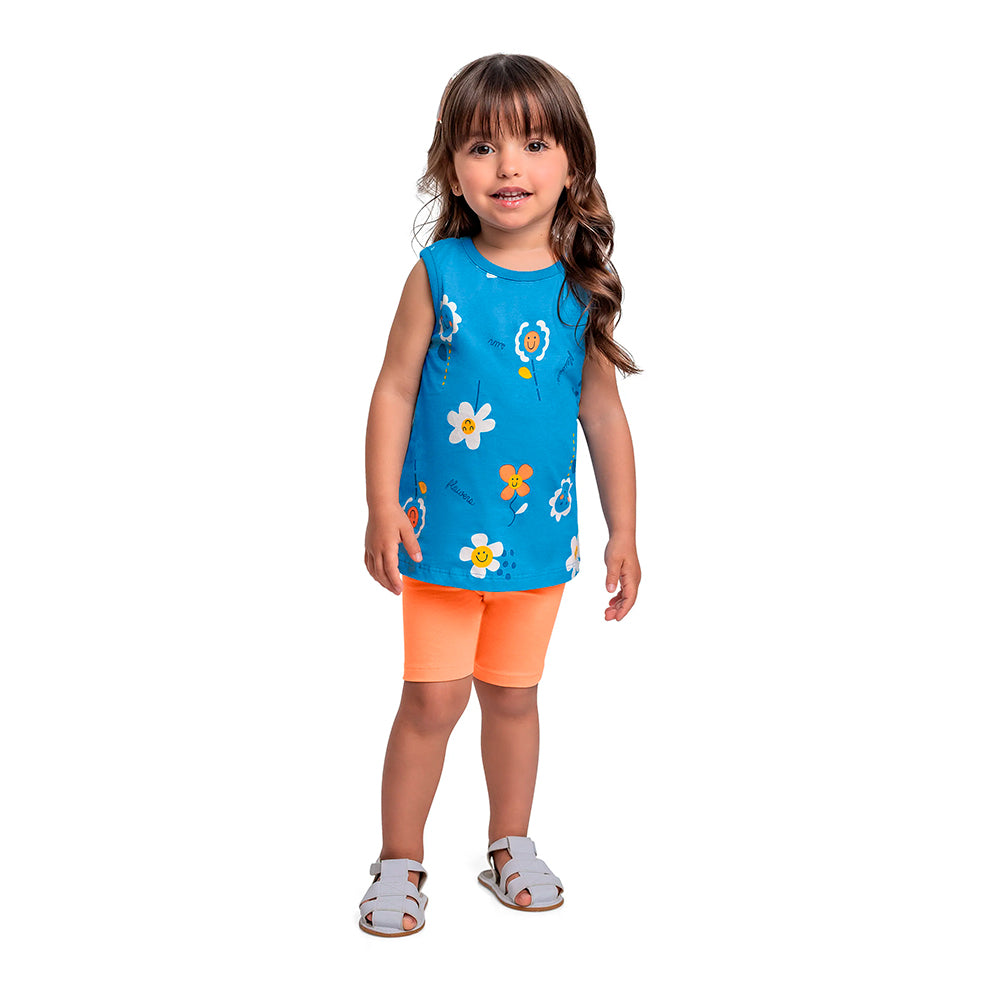 Conjunto Regata e Bermuda Beeloop Feminino