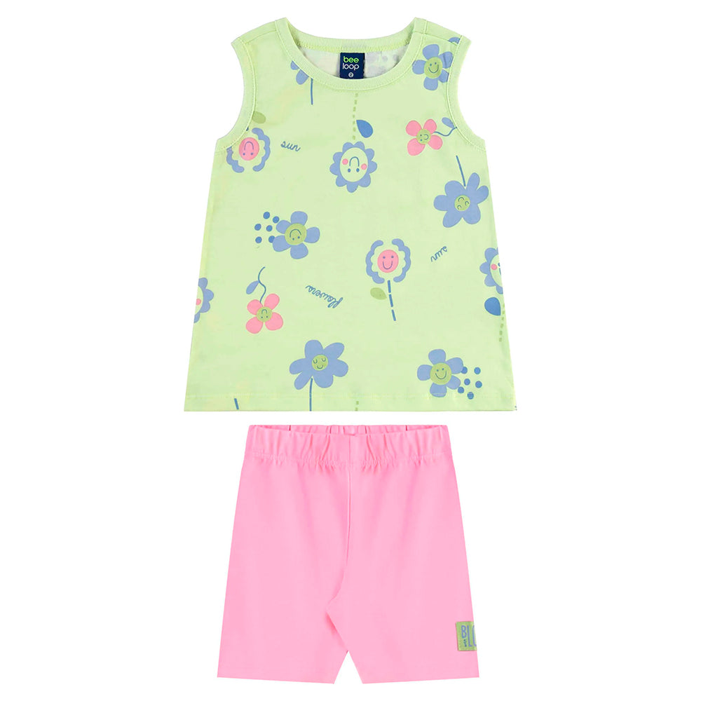 Conjunto Regata e Bermuda Beeloop Feminino
