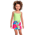 Conjunto Regata e Shorts Estampado Beeloop Feminino