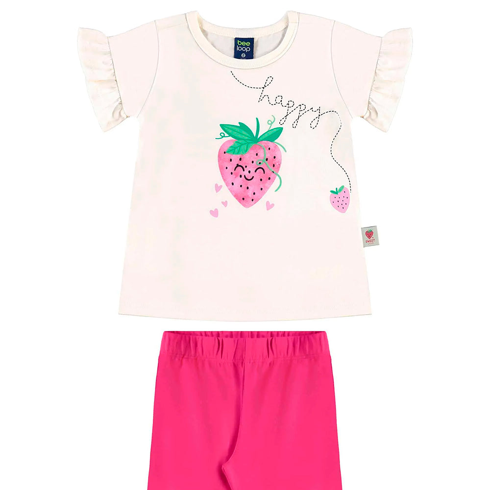 Conjunto Camiseta Manga Curta e Legging Beeloop Feminino