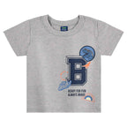Conjunto Camiseta Manga Curta e Bermuda Moletom Beeloop Masculino