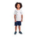 Conjunto Camiseta Manga Curta e Bermuda Moletom  Beeloop Masculino - Branco