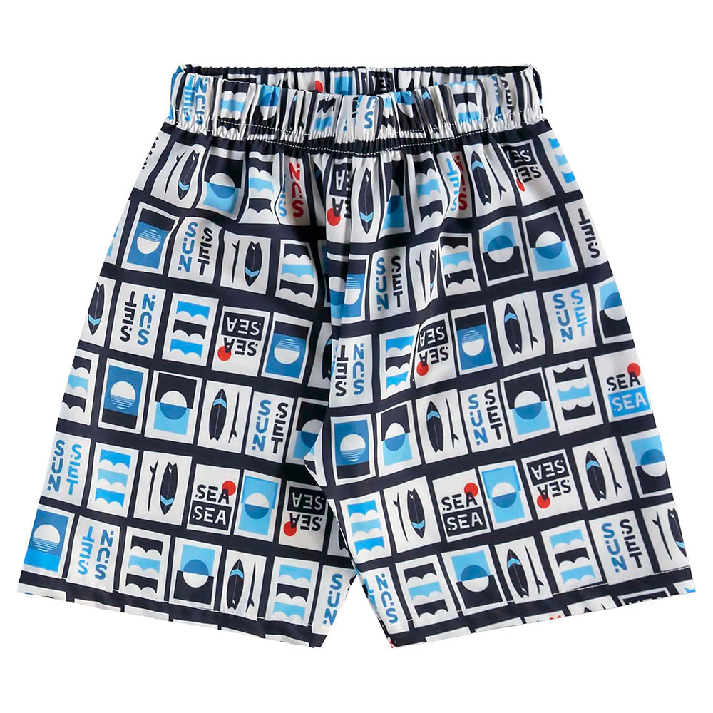 Conjunto Camiseta Manga Curta e Bermuda Beeloop Estamapdo Masculino
