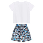 Conjunto Camiseta Manga Curta e Bermuda Beeloop Estamapdo Masculino