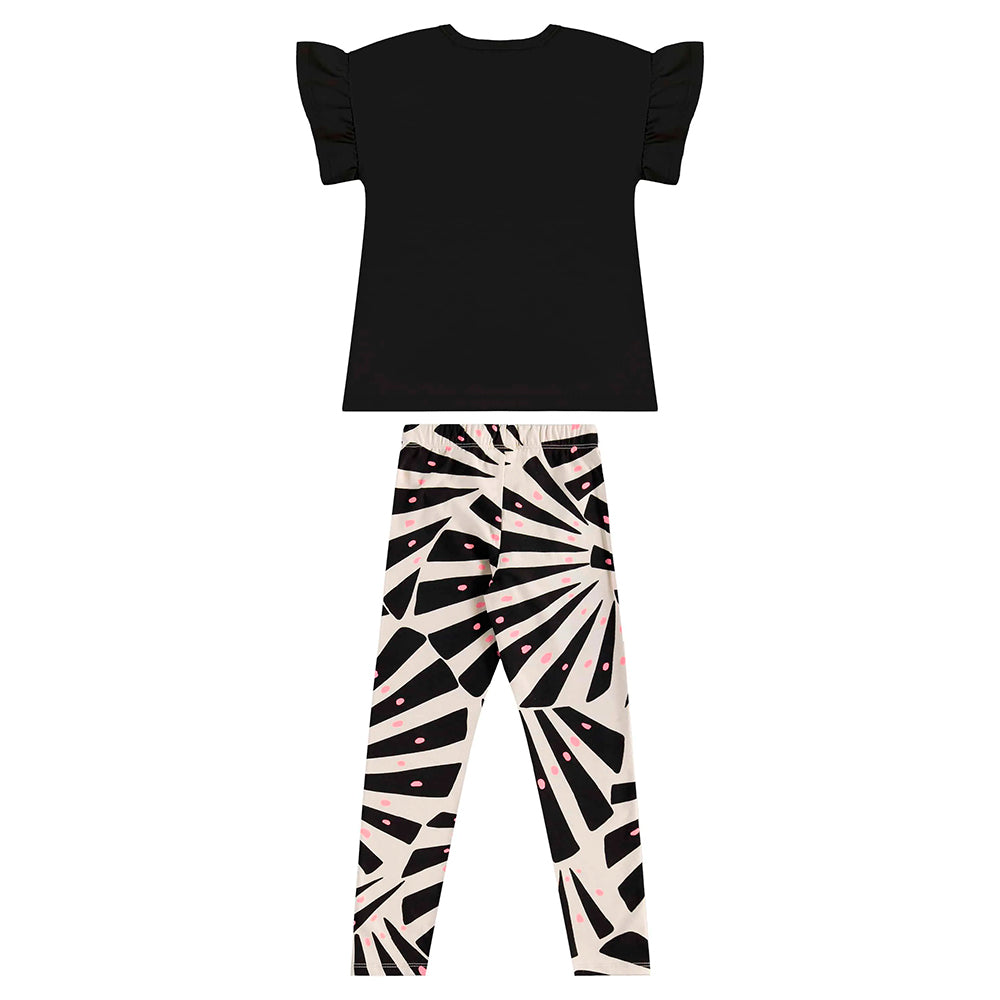 Conjunto Blusa e Legging Estampada Beeloop Feminino