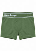 Cueca Boxer Infantil Sem Costura Menino Zee Rucci - Verde