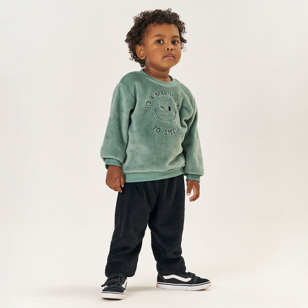 Conjunto Blusa e Calça em Pelinho To Smile Verde Tileesul - Masculino