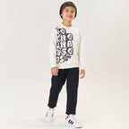 Conjunto Blusa e Calça Moletom Felpado Every Day Marfim Tileesul - Masculino