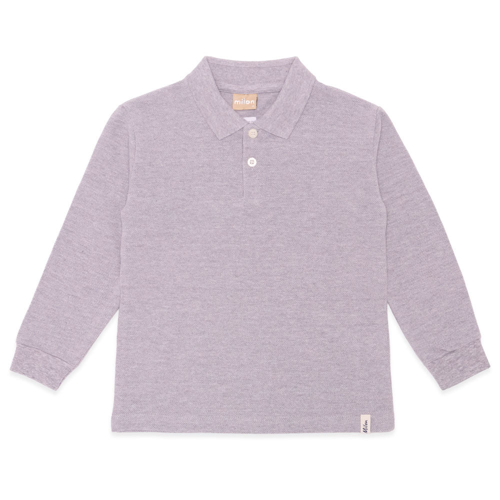 Camisa Polo Manga Longa com Punho Milon - Masculina