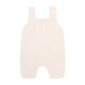 Jardineira Tricot Trançada Off White Feminina Mini & Co